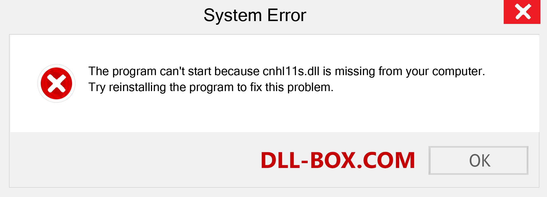  cnhl11s.dll file is missing?. Download for Windows 7, 8, 10 - Fix  cnhl11s dll Missing Error on Windows, photos, images